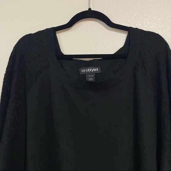 Lane Bryant Black Knit Sweater Dress size 26/28 - Picture 8 of 8